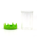 Cosmetic Hot Selling Safety Storage 50ml 150ml Child Proof Glass Jars Concentrate Containers With Silicone Lids